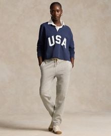 Polo Ralph Lauren Women39s Team USA Cropped Rugby Shirt - Macy39s at Macys
