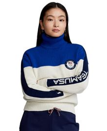 Polo Ralph Lauren Womens Team USA Wool Sweater  Reviews - Sweaters - Men - Macys at Macys