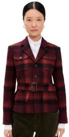 Polo Ralph Lauren Wool Blend Woven Blazer 1967 Red Multi Plaid 14 at Shopbop