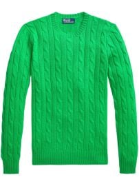 Polo Ralph Lauren cable-knit Cashmere Jumper Green ID at Farfetch