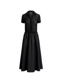 Polo Ralph Lauren knit-bodice Cotton Dress Black at Farfetch