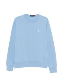 Polo Ralph Lauren logo-detail crew-neck Sweatshirt Blue at Farfetch