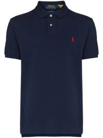 Polo Ralph Lauren logo-embroidered Cotton Polo Shirt Blue at Farfetch