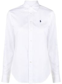 Polo Ralph Lauren logo-embroidered Shirt White at Farfetch