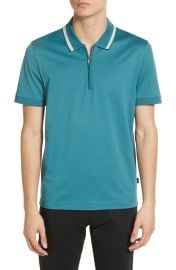 Polston Zip Polo by Boss  at Nordstrom