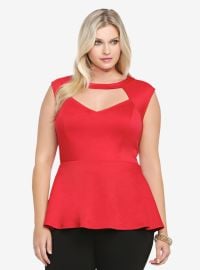 Ponte Peplum Top at Torrid