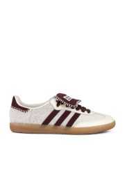 Pony Tonal Samba Sneaker Cream White & Mystery Brown at FWRD