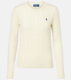 Pony cable-knit wool and cashmere sweater at Mytheresa