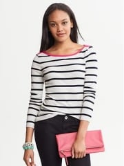 Pop Stripe Tee at Banana Republic