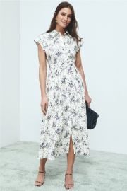 Poplin Belted Shirt Dress at Rent the Runway
