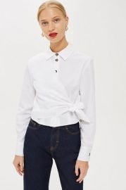 Poplin Wrap Shirt - New In Fashion - New In at Topshop