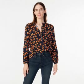 Popover Top in Poppy Fields at J. Crew