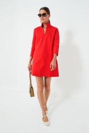 Poppy Red Ponte Clifton Dress Tuckernuck at Tuckernuck