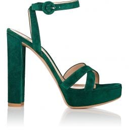 Poppy Suede Platform Sandals by Gianvito Rossi at Matches