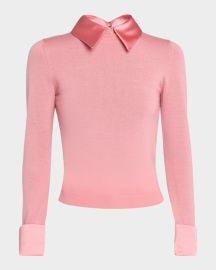 Porla Collared Merino Wool Sweater at Neiman Marcus