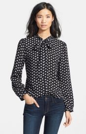 Porridge Tie Neck Top at Nordstrom