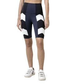 Port de Bras Front Arrow Biker Shorts at Neiman Marcus