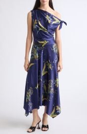 Portia One-Shoulder Silk Maxi Dress at Nordstrom