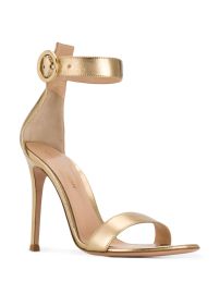 Portofino 105mm leather sandals by Gianvito Rossi at Farfetch