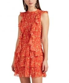 Posey Floral Silk Minidress by Sir The Label at Barneys