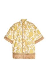 Postcard Fringed Floral Cotton Shirt By Zimmermann at Moda Operandi