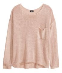 Powder pink sweater at H&M