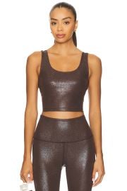 Power Shine Sport + Street Cropped Tank Top at Revolve
