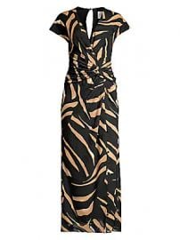 Prabal Gurung - Animal Print Wrapped Maxi Dress at Saks Fifth Avenue