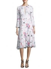 Prabal Gurung - Silk Floral-Print Dress at Saks Fifth Avenue