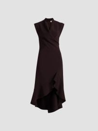 Prabal Gurung Angie Wrap-Front Midi-Dress | Saks Fifth Avenue at Saks Fifth Avenue