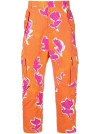 Prabal Gurung Floral Cargo Pants - Farfetch at Farfetch