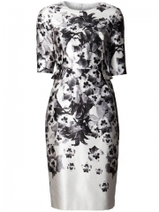 Prabal Gurung Flower Print Dress - at Farfetch