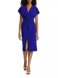 Prabal Gurung Jackie Twisted Midi Dress at Saks Fifth Avenue