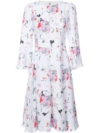 Prabal Gurung Pleated Skirt Floral Dress  1 595 - Buy AW17 Online - Fast Global Delivery  Price at Farfetch