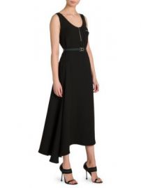 Prada - Asymmetrical Belted Dress at Saks Fifth Avenue