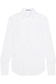 Prada   Stretch cotton-blend shirt at Net A Porter