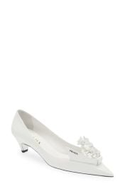 Prada Bunny Flora Pointed Toe Pump at Nordstrom