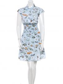 Prada Car Print Shirtdress at The Real Real