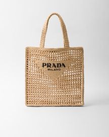 Prada Crochet Tote Bag at Prada