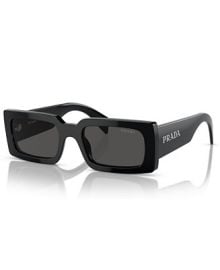 Prada Low Bridge Rectangular Womens Sunglasses PR A07SF - Macys at Macys