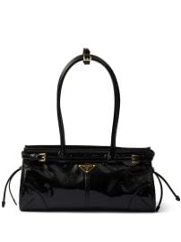 Prada Medium Bonnie Tote Bag Black at Farfetch