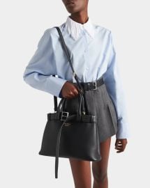 Prada Mp Prada Buckle Small Leathe at Neiman Marcus