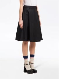 Prada Nylon Gabardine Skirt at Modes