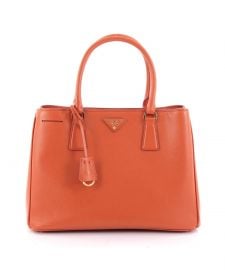 Prada Orange Tote at Bluefly