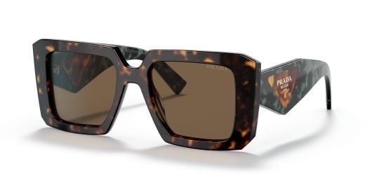 Prada PR 23YSF S 52 - 19 with Brown lenses and Tortoise frame Sunglass Hut at Prada