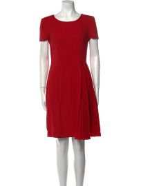 Prada Pleated Knee Length Dress at The Real Real