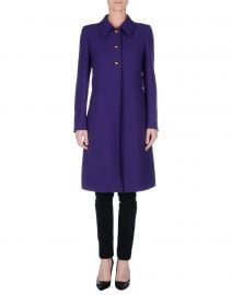 Prada Purple Coat at Yoox