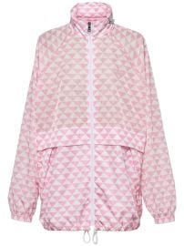 Prada Re-Nylon Blouson Jacket Pink at Farfetch