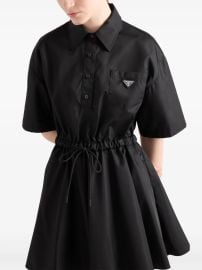 Prada Re-Nylon Dress Black at Farfetch
