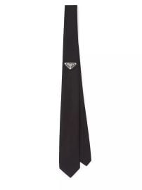 Prada Re Nylon Gabardine Tie at Saks Fifth Avenue